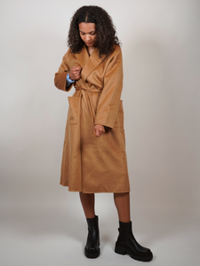 Alexa Cashmere Wool Coat